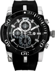 Zegarek Gino Rossi  - 9274C (zg029a) silver/black uniwersalny 1