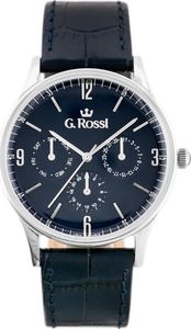 Zegarek Gino Rossi Zegarek  10737A-6F1 (zg258e) blue/silver uniwersalny 1