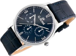Zegarek Gino Rossi Zegarek  10737A-6F1 (zg258e) blue/silver uniwersalny 2