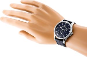 Zegarek Gino Rossi Zegarek  10737A-6F1 (zg258e) blue/silver uniwersalny 5