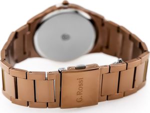 Zegarek Gino Rossi Zegarek  8245B2-2B3 (zg259f) brown uniwersalny 4