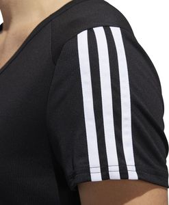 Adidas Koszulka damska Run 3 Stripes Tee czarna r. XS (CZ7569) 4