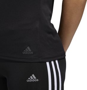 Adidas Koszulka damska Run 3 Stripes Tee czarna r. XS (CZ7569) 6