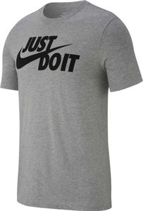 Nike Koszulka męska Tee Just do It Swoosh szara r. L (AR5006 063) 1