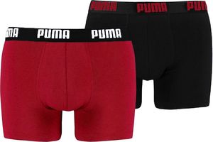 Puma Bokserki męskie Basic Boxer 2P czerwone/czarne r. M ( 521015001 786) 1
