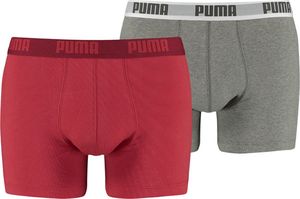 Puma Bokserki męskie Basic Boxer 2P czerwone r. L (521015001 072) 1