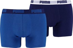 Puma Bokserki męskie Basic Boxer 2P niebieskie r. XL ( 521015001 420) 1