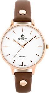 Zegarek Perfect PERFECT B7327 antyalergiczny (zp847d) brown/r.gold uniwersalny 1