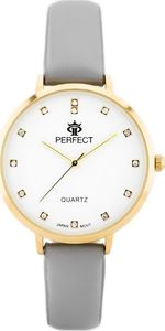 Zegarek Perfect PERFECT B7249 antyalergiczny (zp848c) gray/gold uniwersalny 1