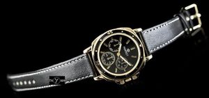 Zegarek Perfect PERFECT E602 - black/gold (zp744e) uniwersalny 5