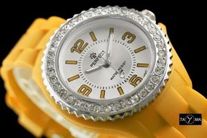 Zegarek Perfect PERFECT - JELLY + CYRKONIE (zp665c) uniwersalny 3