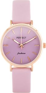 Zegarek Perfect PERFECT A0359 - fioletowy / rosegold (zp841d) uniwersalny 1