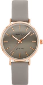 Zegarek Perfect PERFECT A0359 - siwo-beżowy / rosegold (zp841c) uniwersalny 1