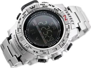 Zegarek Perfect PERFECT - A8006 (zp263a) - silver uniwersalny 2