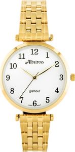 Zegarek Albatros ALBATROSS Glamour ABBB97 (za537b) gold/white uniwersalny 1