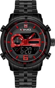 Zegarek Naviforce NAVIFORCE - NF9119 (zn066d) - black/red uniwersalny 1