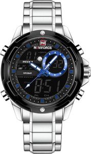 Zegarek Naviforce NAVIFORCE - NF9120 (zn062a) - silver/blue uniwersalny 1