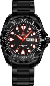 Zegarek Naviforce NAVIFORCE - NF9105 (zn058b) - black/red uniwersalny 1