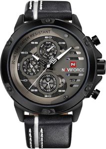 Zegarek Naviforce NAVIFORCE - NF9110 (zn047a) - black/white uniwersalny 1