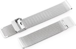 Bisset Bransoleta Bisset (bb009a) - srebrna 20mm uniwersalny 2