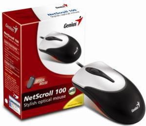Mysz Genius NetScroll 100 USB Srebrna 2