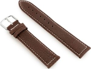 Pacific Pasek skórzany do zegarka W71 - ciemny brąz - 20mm uniwersalny 2
