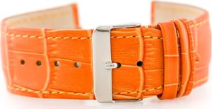 Pacific Pasek skórzany do zegarka W64 - pomarańczowy 24mm uniwersalny 1