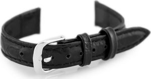 Casio Pasek skórzany do zegarka - CASIO - czarny - 12mm uniwersalny 1