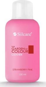 Silcare Płyn do odtłuszczania płytki paznokcia The Garden of Colour Cleaner Strawberry Pink 150ml 1