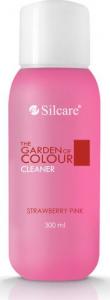 Silcare Płyn do odtłuszczania płytki paznokcia The Garden of Colour Cleaner Strawberry Pink 300ml 1