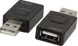 Adapter USB LogiLink USB - USB Czarny  (AA0045) 1