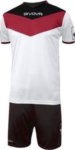 Givova Givova Komplet Piłkarski Kit Campo Czerwono-czarny 2XL 2