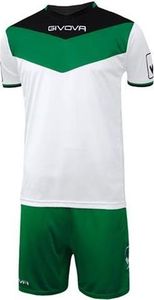 Givova Givova Komplet Piłkarski Kit Campo Czarno-zielony XL 1