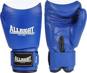 Allright Rękawice bokserskie AllrightPVC 10oz Blue/White uniwersalny 1