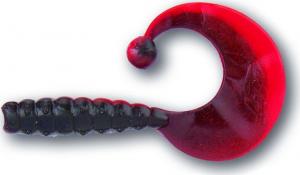 Magic Trout Twister Curly B-Bobbles 3.5cm 0.4g Czosnek czarny/czerwony 10szt (3276003) 1
