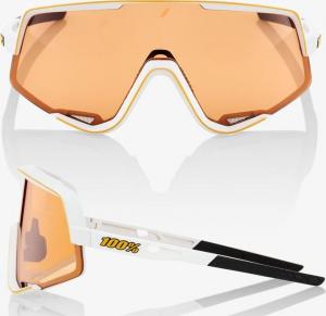 100% Okulary Glendale Soft Tact Off White Persimmon Lens 2