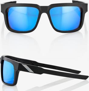 100% Okulary Type-S Matte Black HiPER Blue Multilayer Mirror Lens 2