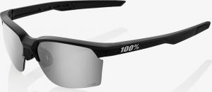 100% Okulary Sportcoupe Matte Black HiPER Silver Mirror Lens 1