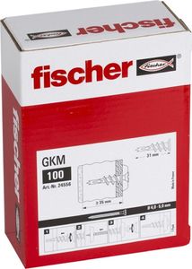Fischer Fisc Gipskartondübel Metall GKM 1