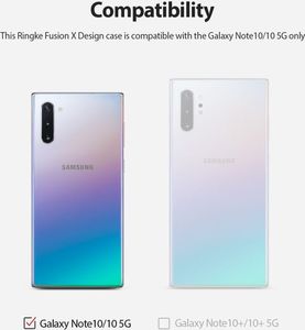 Ringke Etui Ringke Fusion-X Design Samsung Galaxy Note 10 Camo (Moro) Black 6