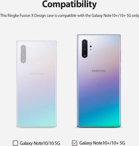 Ringke Etui Ringke Fusion-X Design Samsung Galaxy Note 10 Plus Camo (Moro) Black 6