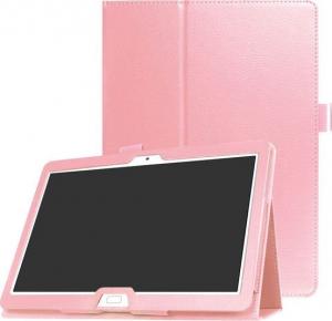 Etui na tablet 4kom.pl Etui Stojak Huawei Mediapad M3 Lite 10 Różowe uniwersalny 1