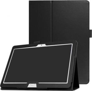 Etui na tablet 4kom.pl Etui Stojak Huawei Mediapad M3 Lite 10 Czarne uniwersalny 1