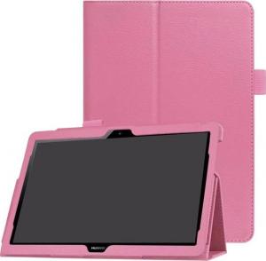 Etui na tablet 4kom.pl Etui Stojak do Huawei Mediapad T3 10 9.6'' różowe uniwersalny 1