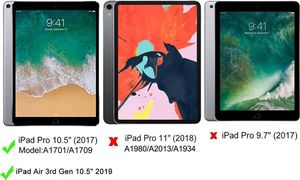 Etui na tablet Alogy Etui Alogy Defender Cover do Apple iPad Air 3 2019/ Pro 10.5 czarne uniwersalny 9