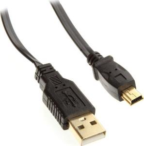 Kabel USB InLine USB-A - miniUSB 1.5 m Czarny (31815F) 1