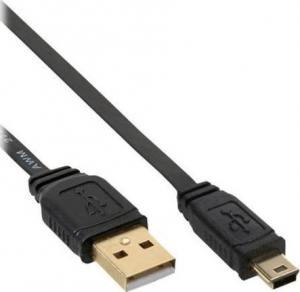 Kabel USB InLine USB-A - miniUSB 2 m Czarny (31820F) 1