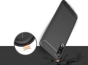 Alogy Etui Alogy Rugged Armor do Samsung Galaxy A70 czarne uniwersalny 6