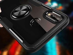 Alogy Etui Alogy Ring Holder Clear Armor do Huawei P20 Lite czarne uniwersalny 4