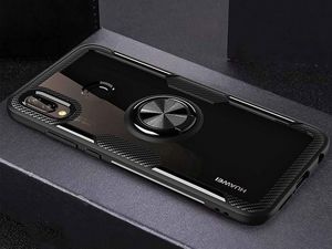 Alogy Etui Alogy Ring Holder Clear Armor do Huawei P20 Lite czarne uniwersalny 8